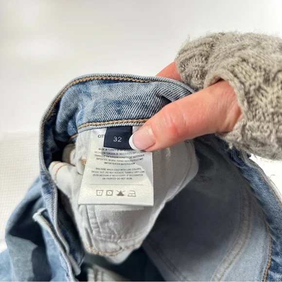 Citizens of Humanity designer jeans Emerson straight leg distressed 32 - Picture 9 of 16